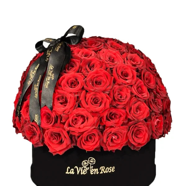 Valentine box 100 roses